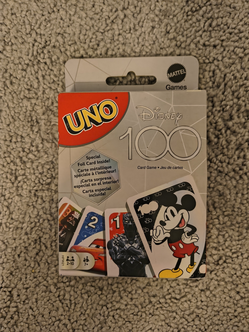 Uno Disney 100 Card Game